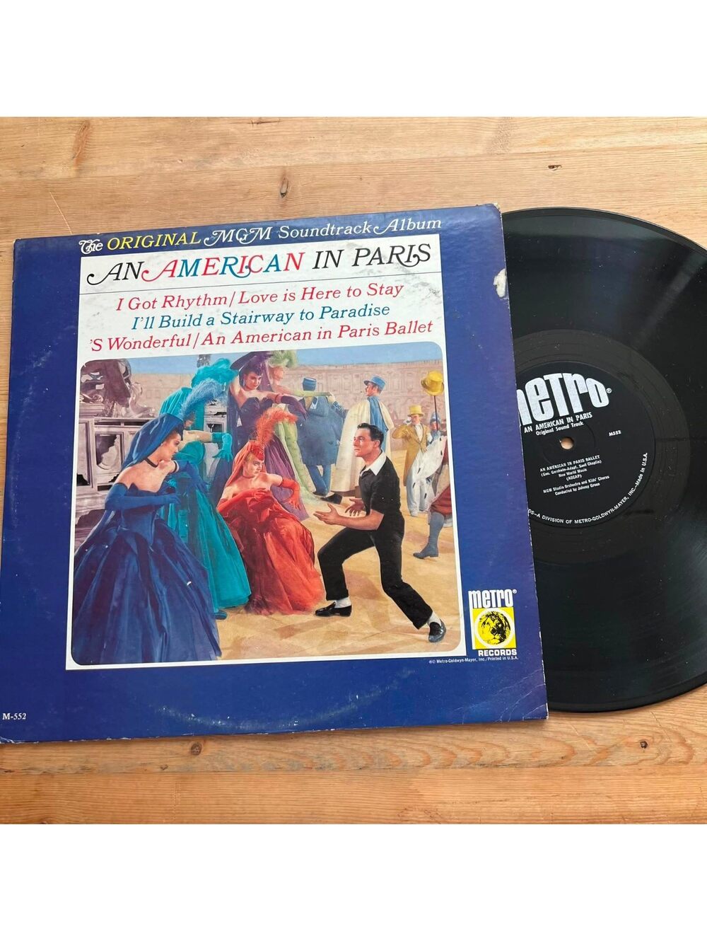 Various - An American in Paris Original Soundtrack 33rpm VG+ VR20
